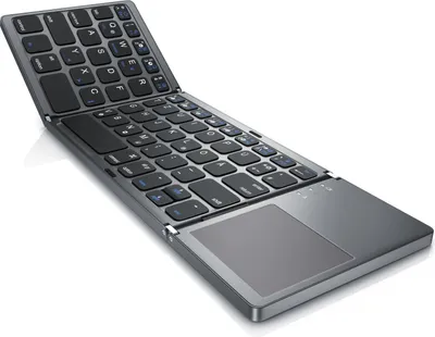 Produktbild von Aplic faltbare Mini Bluetooth Tastatur mit Touchpad - faltbares Keyboard im Super Slim Design