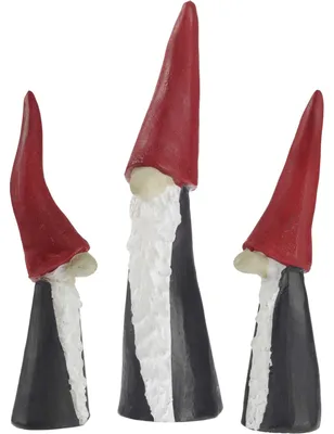 Produktbild von Nääsgränsgården Tomte Hoher Hut Set 3 Stk. Höhe 2 x 7 cm, 1 x 9 cm
