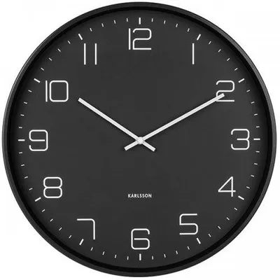 Zdjęcie produktu dla Wanduhr, modern - Karlsson Modell: KA5751BK
