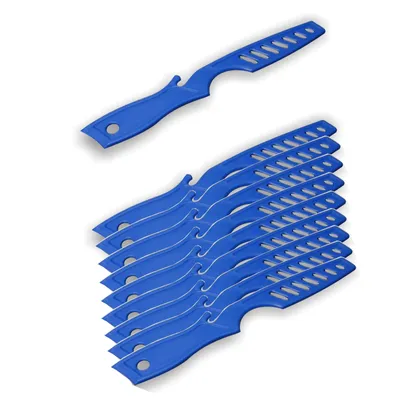 Immagine prodotto di set di 10 agitatori DEWEPRO - miscelatore di vernice in plastica - larghezza: 35 mm - lunghezza: 280 mm - agitatore di vernice - miscelatore di vernice