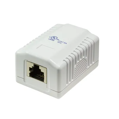 Image de LogiLink Anschlussdose Kat.6A mit Aufputzbox, 1x RJ45, STP