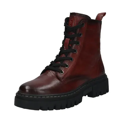 Produktbild von Bagatt Schnürstiefel - Dunkelrot Leder/Synthetik : Normal : 44 Größe: 44 Weite: Normal