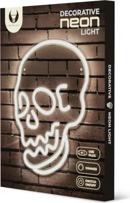 Immagine prodotto di Forever Light Neon PLEXI LED teschio luce notturna bianco FPNE07X