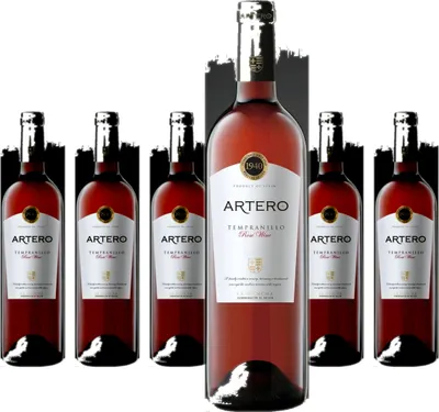 Produktbild von 6 x Bodegas Artero Tempranillo Rosé