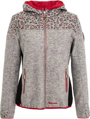 Produktbild von Almgwand GOPPESKOPF Kapuzenjacke Sommerwalk Stretch Blumenmuster