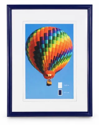 Produktbild von Ideal Life Kunststoff Bilderrahmen Wanddeko Collage Poster Bilder Foto Rahmen - Farbe: Blau | Format: 15x20