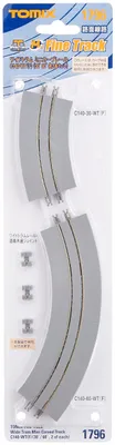 Modellbau-Set, 4-teilig, N-Spur, Kunststoff, 8,1x32,79x1,4 cm