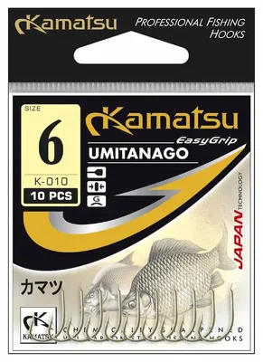 Produktbild von Kamatsu Umitanago Angelhaken Größe 6 – 10 Stück