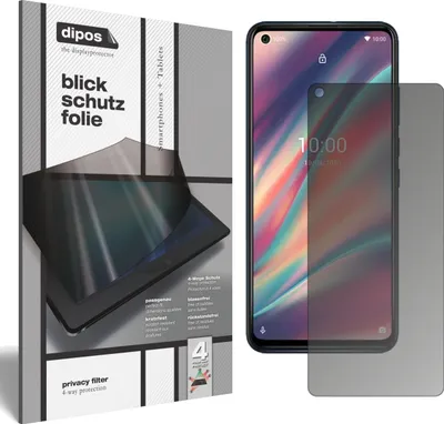 Produktbild von Blickschutzfolie für Wiko View5 matt Schutzfolie Folie Display Schutz dipos