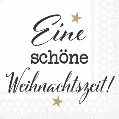 Produktbild von Weihnachten - Cocktail Servietten 25 x 25 cm – 3-lagig – 15