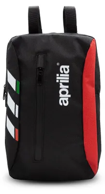 Produktbild von Aprilia wasserdichte Tasche für alle Scooter 5L Schwarz/Rot 20,5x8x33cm