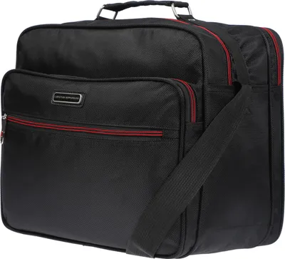 Produktbild von Große Herren Tasche Umhängetasche Arbeitstasche Schultertasche Schwarz Flugbegleiter