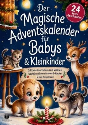 Produktbild von Der magische Adventskalender für Babys & Kleinkinder - 24 kurze Geschichten
