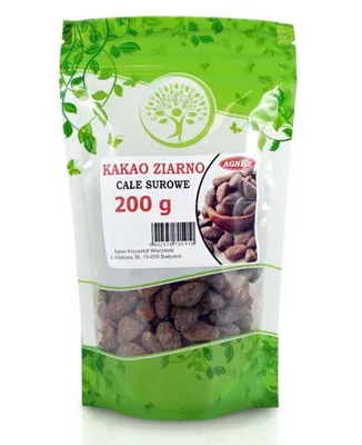 Zdjęcie produktu dla Kakao ziarno całe 200 g
