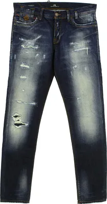 Produktbild von 27630 LTB, Servando, Herren Jeans Hose, Denim ohne Stretch, darkblue destroy, W 31 L 34