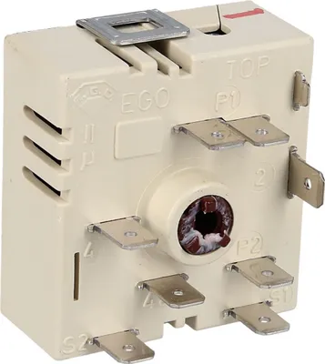 Produktbild von easyPART passend für 481010427882 Bauknecht Ikea Ignis Whirlpool Kochplattenschalter Zweikreisschalter Schalter EGO 5055021122 Kochfeld auch Indesit C00397129 passend wie Gorenje