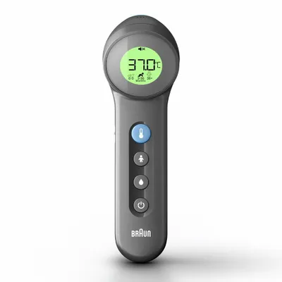 Image de Thermomètre frontal Braun BNT400 Noir sans contact Age Precision