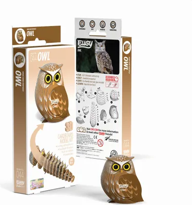 Produktbild von EUGY - 3D Bastelset Eule