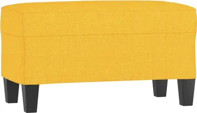 Obrázok produktu pre Lavička bledožltá 70x35x41 cm látka