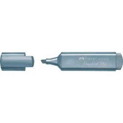 Image de FABER-CASTELL 154647 Surligneur TL 46 Metallic - bleu