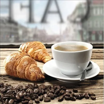 Produktbild von Glasbild Coffee Time IV 20x20 cm