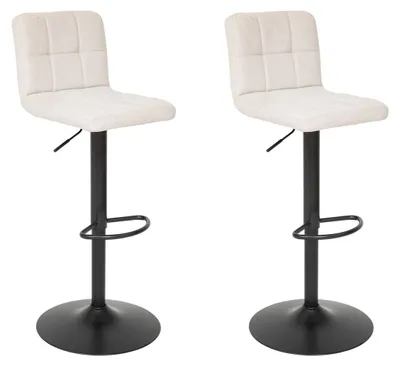 Produktbild von Set aus 2 barhockern "delek" beige 104x52x45cm - Atmosphera créateur d'intérieur
