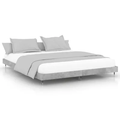 Immagine prodotto di vidaXL Struttura per letto grigio cemento 200x200 cm Materiale a base di legno
