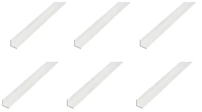 Zdjęcie produktu dla Alberts 6 x profil kątowy, aluminium, anodowane na srebrno, 40 x 40 x 1,5 mm, długość 1 m