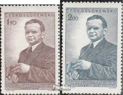 Produktbild von Briefmarken Tschechoslowakei 1951 Mi 699-700 (kompl.Ausg.) postfrisch Jilemnicky