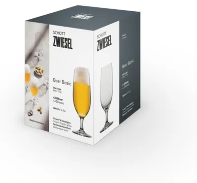 Obrázek produktu pro SCHOTT ZWIESEL 123659, Sklenice na pivo, 360 ml, Průhledná, Sklo, 7,5 cm, 187 mm