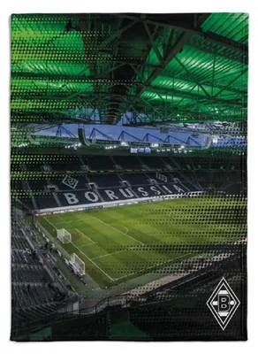 Produktbild von VfL Borussia Mönchengladbach Flanellfleecedecke „Stadion" ca. 150 x 200 cm