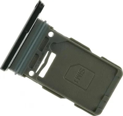 Produktbild von Simkarten Halter für Samsung Galaxy S21+ - Tray Fach Schublade Schlitten Schwarz