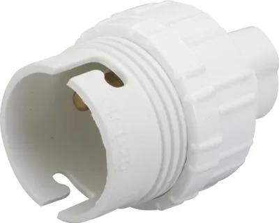 Image de Lot de 3 douilles électriques b22 a baïonette pvc blanc ZENITECH