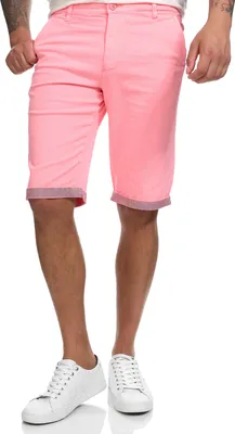 Produktbild von Tazzio Herren Chino Shorts A206 (Rosa, W38)
