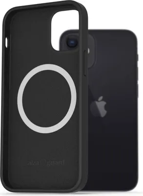 Obrázek produktu pro AlzaGuard Silicone Case Compatible with Magsafe pro iPhone 12 Mini černý