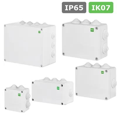 Produktbild von Hochwertige Abzweigdose / Industriebox / Leergehäuse / IP65 / grau mit Dichtungen /  / verschiedene Größen