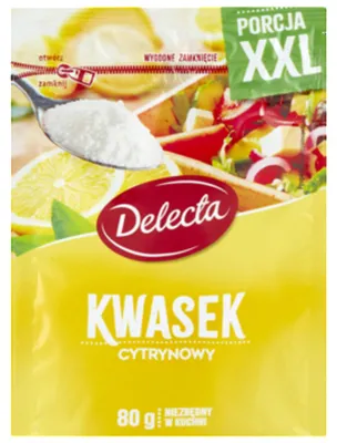 Zdjęcie produktu dla Delecta Kwasek Cytrynowy 80 G