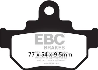 Obrázok produktu pre Brzdové doštičky EBC FA176 (na 1 kotúč)