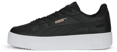 Produktbild von PUMA Carina Street Sneaker für Damen, Schwarz, Roségold, Weiß, Metallic, Größe 42,5 EU