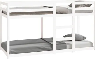 Immagine prodotto di vidaXL Letto a castello bianco 80x200 cm in legno di pino massiccio