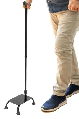 Obrázek produktu pro Gejstová opěrka, čtyřnohý design, nosnost 150 kg, černá barva