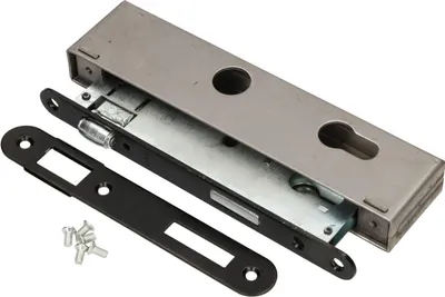 Produktbild von KOTARBAU® Einsteckschloss 72/34 PZ Pendeltürschloss mit Kasten Verzinkt Univer. Rohrrahmenschloss Türschloss Innen/Außenbereich Sicherheisschloss