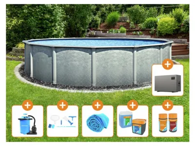 Produktbild von Steinbach 11440 Stahlwandpool Set Grande Ø 5,49 X 1,35 M