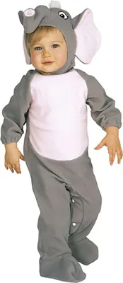 Immagine prodotto di Rubies Costume da elefante per bambino Grigio 12-18 mesi Grigio 12-18 mesi