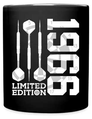 Produktbild von Spreadshirt 60. Geburtstag | Limited Edition 1966 | Dart Tasse Einfarbig, One size, Schwarz