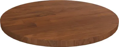 Image de The Living Store Plateau de table rond brun foncé Ø30x1,5 cm Chêne traité