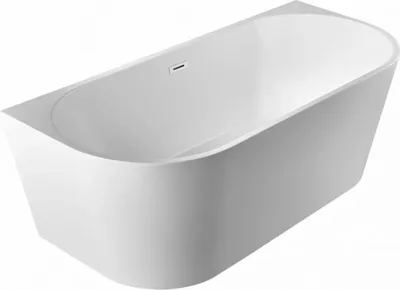 Produktbild von Balneo Badewanne Freistehend VIVA Acryl mit Deckel Klick-Klack Stöpsel silber 160x75cm