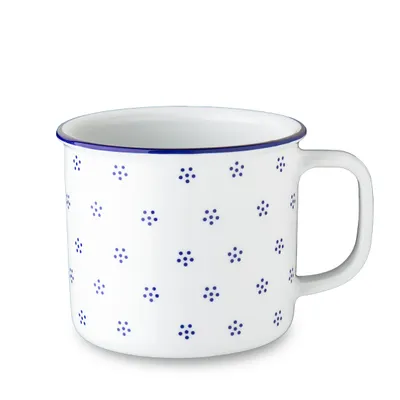 Obrázok produktu pre Retro hrnček, porcelán, 750 ml, modrý Valbella, G. Benedikt