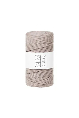Produktbild von Perlgrau Baumwoll-Flechtkordel 3mm 100m OUTLET