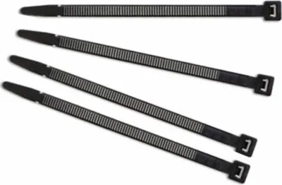 Zdjęcie produktu dla WKK 110299071, Zwalniana opaska kablowa, Plastik, Czarny, 14 cm, V2, -40 - 85 °C